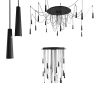 دانلود آبجکت لوستر آویز سیمی مدرن 3dmax - کد 18