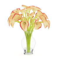 دانلود آبجکت مدل سه بعدی گلدان رومیزی ۳dmax کد4