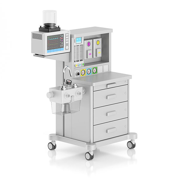دانلود آبجکت تجهیزات پزشکی (ماشین بیهوشی) - آبجکت تجهیزات پزشکی کد8