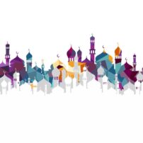 دانلود وکتور مسجد برای ماه رمضان کد 1