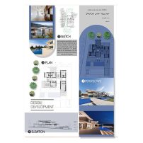 دانلود شیت لایه باز معماری 50×70 عمودی PSD – کد 18